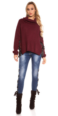 Trendy KouCla XL Collar knit jumper Einheitsgroesse