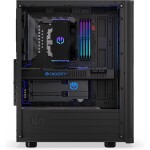 Endorfy Ventum 200 Air čierna / Mid tower / ATX / 4x 120mm / 2x USB 3.0 / mesh panel / priehľadná bočnica / bez zdroja (EY2A002)