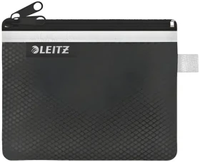 Leitz Wow čierna / Dvojité textilné vrecko / veľkosť S / sieťovina, nylon / 140 × 105 mm (40110095)