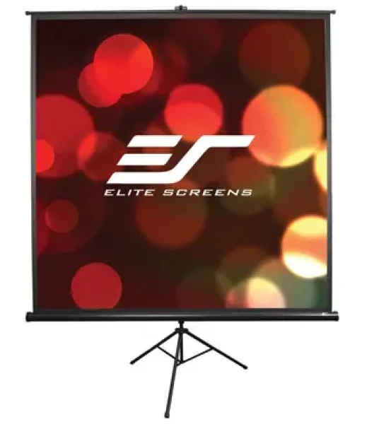 ELITE SCREENS plátno mobilná trojnožka 113" (1:1) čierna / 203.2 x 203.2 cm / zisk 1.1 (T113UWS1)