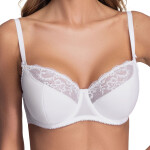 Dámska podprsenka 2110 Azalea white plus - AVA Bílá 90/G