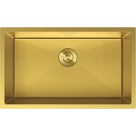 MEXEN - Trixo oceľový drez 1-bowl 750 x 440 mm, zlatá HC 6415751000-55HC