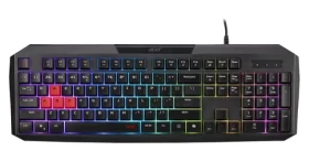 Acer Nitro NKW100 čierna / Herná klávesnica / membránová / RGB / CZ/ SK / USB-A (GP.KBD11.05X)
