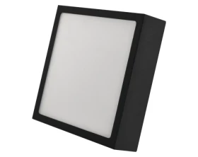 Stropné/nástenné LED osvetlenie Nexxo 17x17 cm, černé čtvercové%