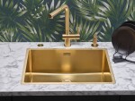 Reginox Nerezový drez Reginox New York 50x40, R38765, Gold/zlatý R38765