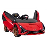 Mamido Elektrické autíčko Lamborghini Sian 4x4 červené