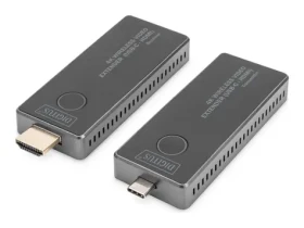 Digitus DS-55324 / Bezdrôtový predlžovač HDMI / USB-C na HDMI / 4K 30Hz / dosah 30 m (DS-55324)