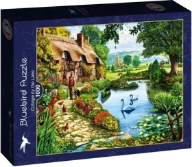 BlueBird Puzzle Chata pri jazere