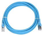 Extralink Cat6a modrá / Patch kábel / S/FTP / RJ-45 / 3 m / 10 Gbit/s