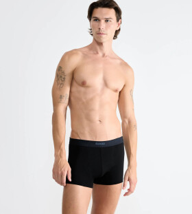 Pánske boxerky EVER Ease Short 2P - BLACK - black 0004 - SLOGGI BLACK S