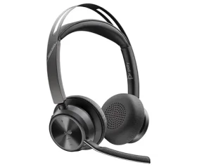 Poly Voyager Focus 2 USB-C MS Teams čierna / Bezdrôtová náhlavná súprava / mikrofón / Certifikácia MS Teams / USB-C/A (9T9J4AA#AC3)