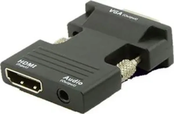 MicroConnect Adaptér s audio jackom HDMI (F) - VGA (M) čierna (HDMIVGAAUDIOB)