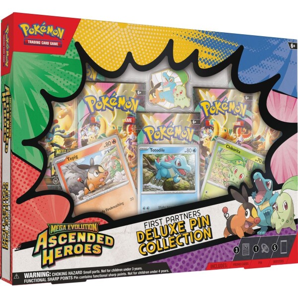 Pokémon TCG: ME02.5 Ascended Heroes - First Partner Deluxe Pin Collection