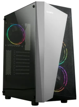 Zalman S4 PLUS čierna / Midi Tower / ATX / 1x USB 3.0 + 2x USB 2.0 / bez zdroja / priehľadná bočnica (S4 Plus)