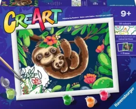Ravensburger 236329 CreArt Roztomilí leňochodi