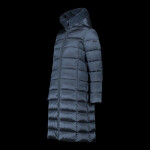 Dámska zimná bunda s kapucňou CMP zateplený kabát dlhý tmavomodrý (34K0046F/L635) 44