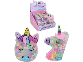 MaDe 15992 Korálky v boxe jednorožca