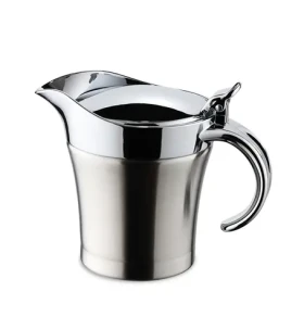 Weis Termo lievik na omáčku nerez a chróm 500 ml / Lievik na omáčku / dvojitá stena / nerezová oceľ (15850)