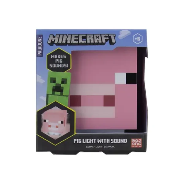 Paladone Light Pig Minecraft / Stolová lampa / 3x AAA (433549)