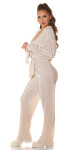 Sexy Must Have Loungewear 2Piece-Set CAPPUCCINO Einheitsgroesse