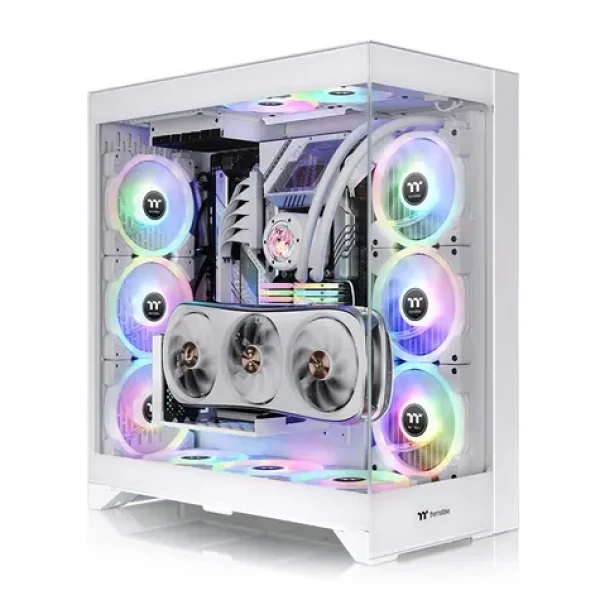 Thermaltake CTE E660 MX biela / ATX / 2x USB-A + 1x USB-C / bez zdroja / priehľadná bočnica (CA-1Y3-00M6WN-01)