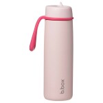 B.box Nerezová termoska na pitie so slamkou 690 ml - Pink paradise EUR