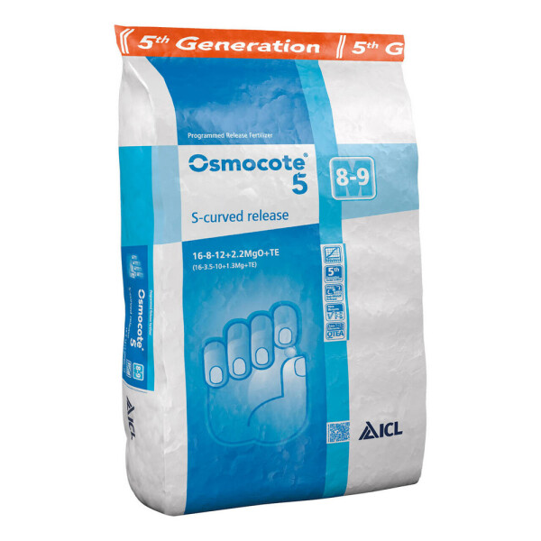 ICL Osmocote 5 25 kg 8-9M 16-8-12+2,2MgO+Te