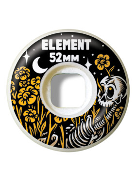 Element TIMBER BYGONE white mäkké skate board kolieska - 52