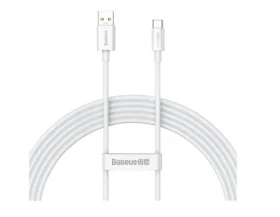 Baseus CAYS001002 Superior Kábel USB-A (M) - USB-C (M) 2 m biela / 65W (CAYS001002)