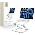 Tech-Protect ULS400 strieborná / Stojan pre notebook / skladací / nastaviteľný / do 17" (THP795SLV)