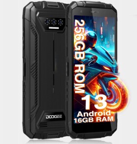 OEM Doogee S41 Max -puhelin, 256/6 Gt, musta