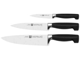 Zwilling Four Star Set 3 nožov / 1x špikovací nôž (100mm) / 1x kuchársky nôž (200mm) / 1x plátkovací nôž (160mm) / dopredaj (35048-000-0)