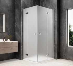 POLYSAN - GLOBE CHROME obdĺžniková sprchová zástena 1200x1100, rohový vstup, matné sklo GB5210MC