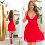 Sexy Koucla Musthave Minidress in pleated Style Einheitsgroesse