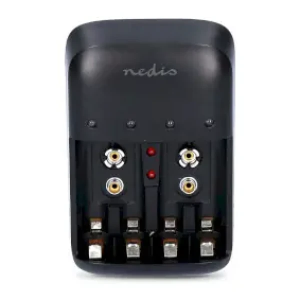 Nedis BACH07 NiMH nabíjačka / 500 mA / 1.2 / 9 V DC / 0.5 AA / AA AAA (BACH07)