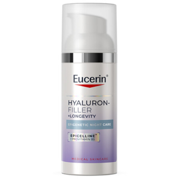 EUCERIN Hyaluron-Fil. + longevity epicelline + provitamin B nočný krém 50 ml