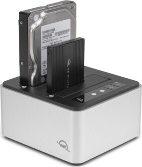 OWC Drive Dock U.2 USB 3.2 (10Gb/s) Dual-Bay Drive Docking Solution for 2.5-inch and 3.5-inch NVMe U.2 and SATA Drives