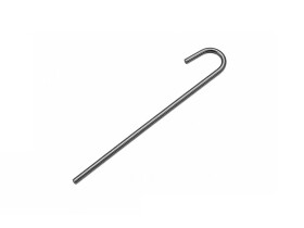 Oceľový upevňovací kolík – Geopin Steel J - drôt ø 6 mm, dĺžka 30 cm, 50 kolíkov v balení