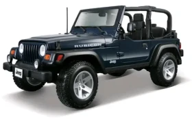Maisto Jeep Wrangler Rubicon modrá