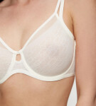 TRIUMPH SIGNATURE SHEER - Minimalizér s čipkou pre dokonalý tvar Triumph ECRU WHITE 80G