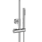 INVENA - Sprchový stĺp s batériou, Alonia Trend, chróm AU-70-D01-V
