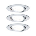 Paulmann 93469 vstavané svietidlo sada 3 ks LED GU10 19.5 W hliník; 93469