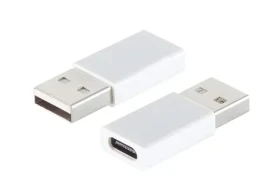 SCONN Adaptér USB-A(M) - USB-C(F) biela / Adaptér / USB 3.1 (14-05031)