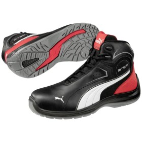 PUMA Touring Black Mid 632610200000046 bezpečnostná obuv S3 Veľkosť topánok (EU): 46 čierna, biela, červená 1 pár; 632610200000046