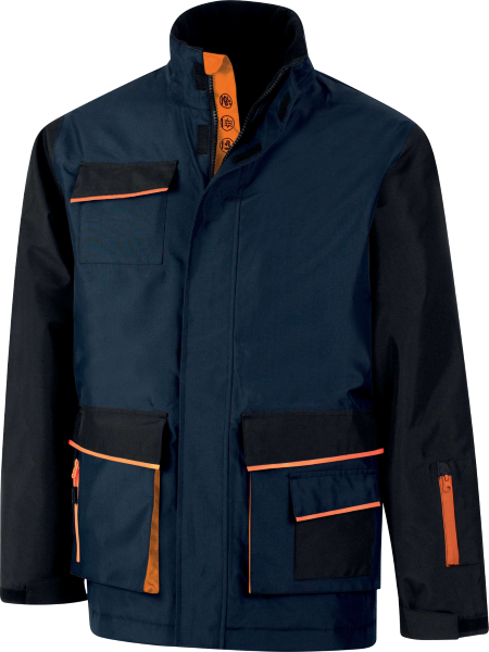 Pracovná bunda Delta Plus PALMA Farba: Námornícka Modrá/ Čierna, Veľkosť: 3XL (PALMABM3X)