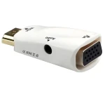 PremiumCord prevodník HDMI na VGA + audio biela / Redukcia / HDMI - VGA (khcon-48)