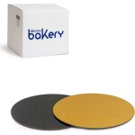 Podložka pod dort kulatá čierno-zlatá 32 cm x 3 mm - Decora - Decora