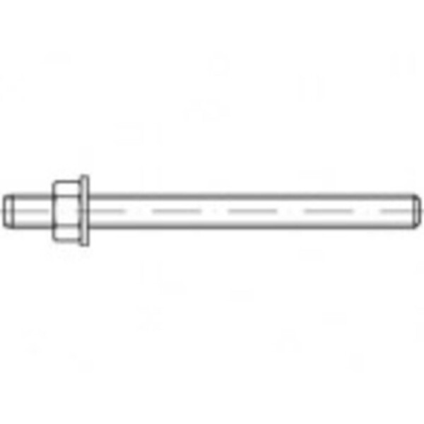 Alstertaler Schrauben & Präzisionsteile kotviaca tyč 130 mm 887349400080130 10 ks; 887349400080130