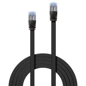 Lindy čierna / Patch kábel plochý / Cat 6a U/FTP / RJ45-RJ45 / 2 m (47482)