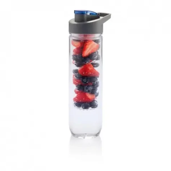 XD Design Fľaša s košíkom na ovocie Impossible 800ml modrá (P436.055-IMP)